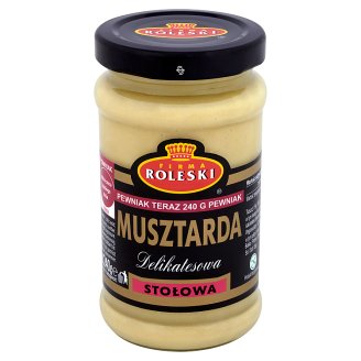 Firma Roleski Delikatesowa Musztarda stołowa 240 g