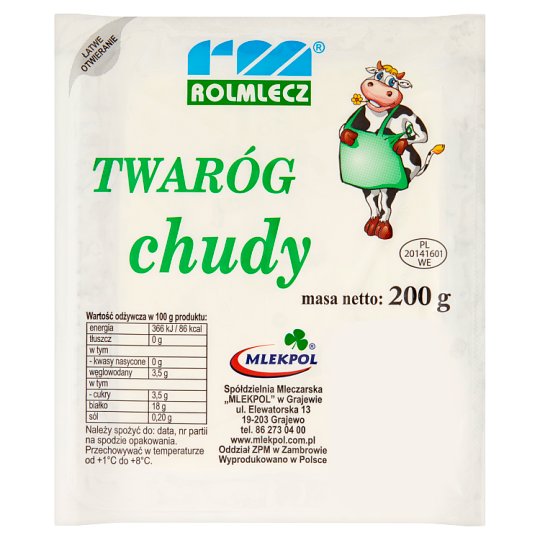 Rolmlecz Twaróg chudy 200 g