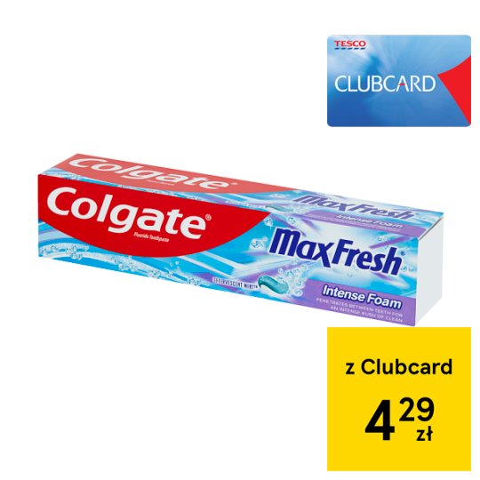 Colgate Max Fresh Intense Foam Pasta z fluorem 125 ml