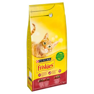 Friskies z Mięsem kurczakiem i dodatkiem warzyw Karma dla dorosłych kotów 1,7 kg