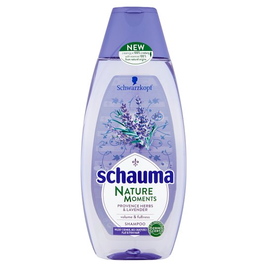 Schauma Nature Moments Szampon zwiększający objętość zioła prowansalskie i lawenda 400 ml