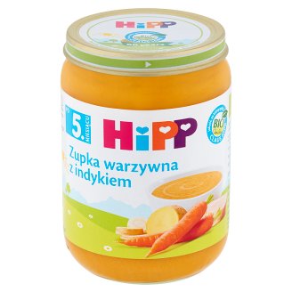 HiPP BIO Zupka warzywna z indykiem po 5. miesiącu 190 g