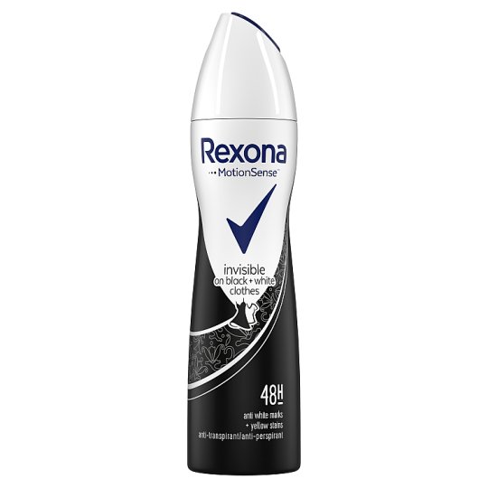 Rexona Invisible Black+White Antyperspirant w aerozolu dla kobiet 150 ml