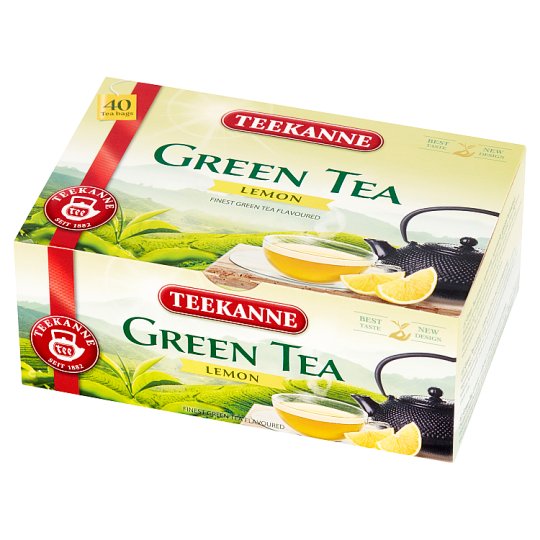 Teekanne Herbata zielona o smaku cytrynowym 66 g (40 x 1,65 g)
