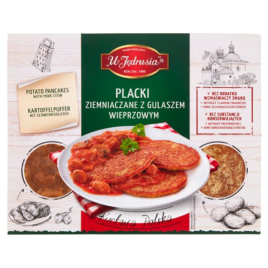 U Jędrusia Potato Pancakes with Pork Stew 400 g