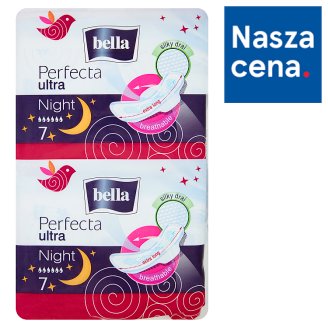 Bella Perfecta Ultra Night Silky Drai Podpaski higieniczne 14 sztuk