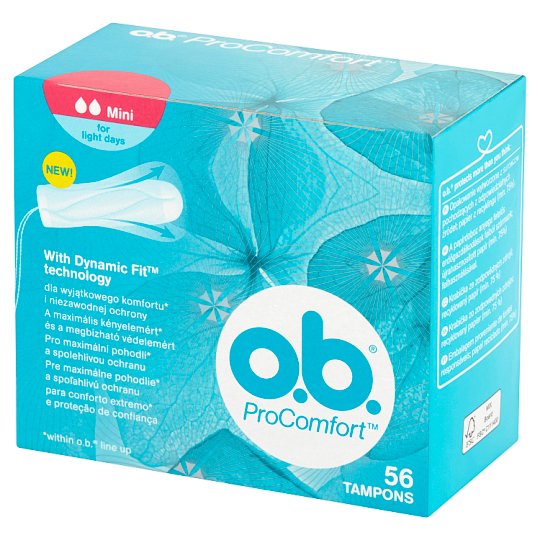O.B. ProComfort Mini Tampony 56 sztuk
