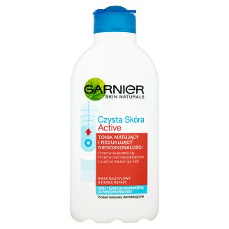 Garnier Czysta Skóra Active Tonik matujący i redukujący niedoskonałości 200 ml
