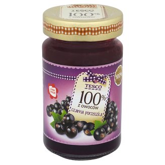 Tesco 100% z owoców Produkt owocowy z czarnych porzeczek 230 g
