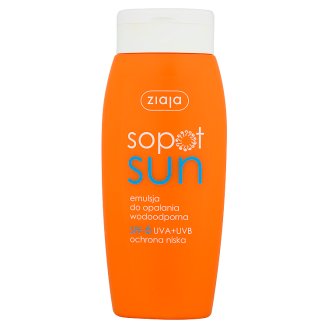 Ziaja Sopot Sun Emulsja do opalania wodoodporna SPF 6 150 ml