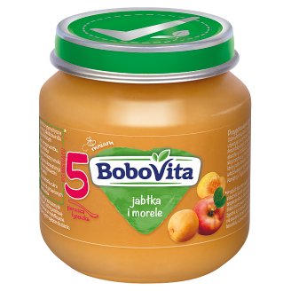 BoboVita Jabłka i morele po 5 miesiącu 125 g