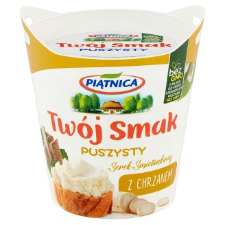 Piątnica Twój Smak Puszysty Serek śmietankowy z bazylią 150 g