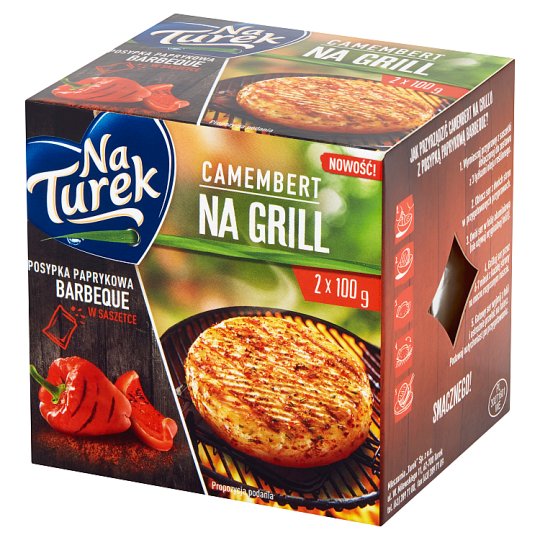NaTurek Camembert na grill z posypką paprykową barbeque 205 g