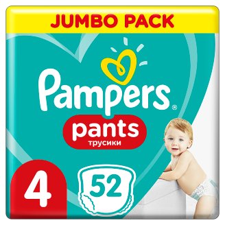 Pampers Pants, Rozmiar 4, 52 Pieluchomajtek