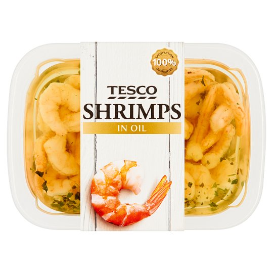 Tesco Krewetki w oleju 150 g