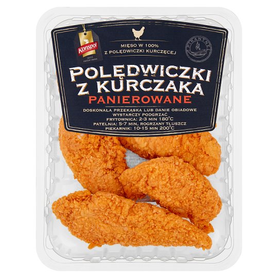 Konspol Polędwiczki z kurczaka panierowane 380 g