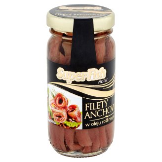 SuperFish Prestige Filety anchovies w oleju roślinnym 95 g