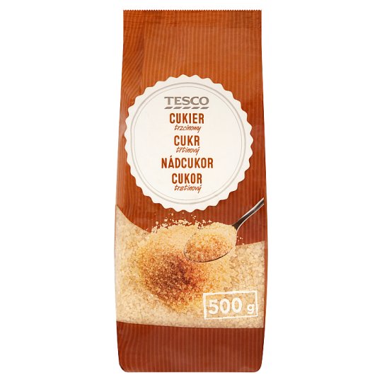 Tesco Cukier trzcinowy 500 g