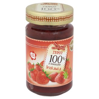 Tesco 100% z owoców Produkt owocowy z truskawek 230 g