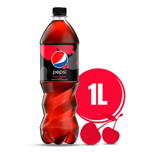 Pepsi Wild Cherry Napój gazowany 1 l