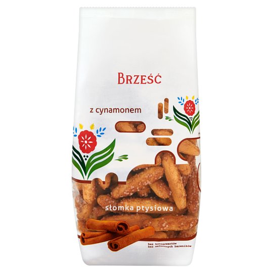 Brześć Słomka ptysiowa z cynamonem 125 g