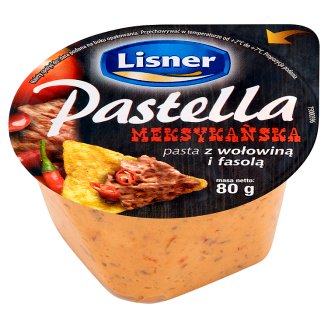 Lisner Pastella Meksykańska Pasta z wołowiną i fasolą 80 g