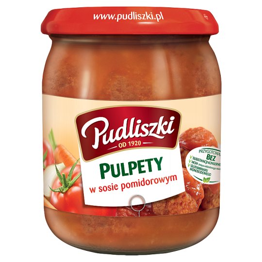 Pudliszki Pulpety w sosie pomidorowym 500 g