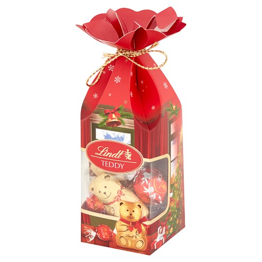 Lindt Mini misie i pralinki z czekolady mlecznej z nadzieniem 87,5 g