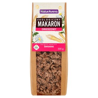 NaturAvena Ekologiczny makaron orkiszowy pełnoziarnisty świderki 300 g