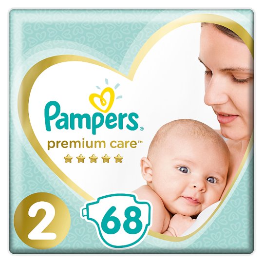 Pampers Premium Care, Rozmiar 2, 68 pieluszki, 4kg-8kg