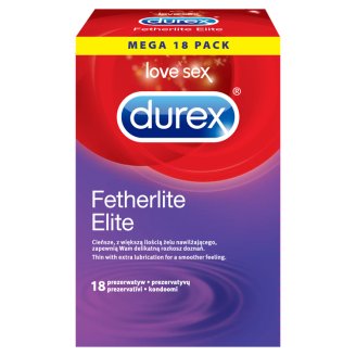 Durex Fetherlite Elite Prezerwatywy 18 sztuk
