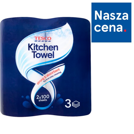 Tesco Ręczniki kuchenne 2 rolki