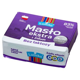 Masło ekstra z Łukowa bez laktozy 200 g