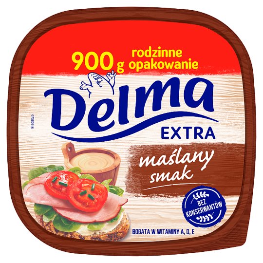 Delma Extra Margaryna o smaku masła 900 g