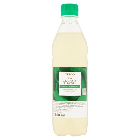 Tesco Sok z kapusty kiszonej 500 ml