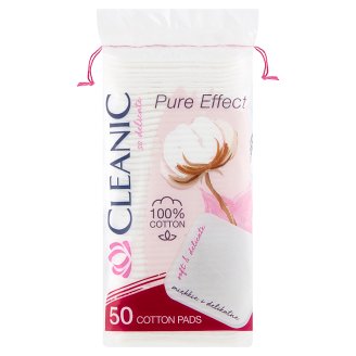 Cleanic Pure Effect Soft Touch Płatki kosmetyczne 50 sztuk