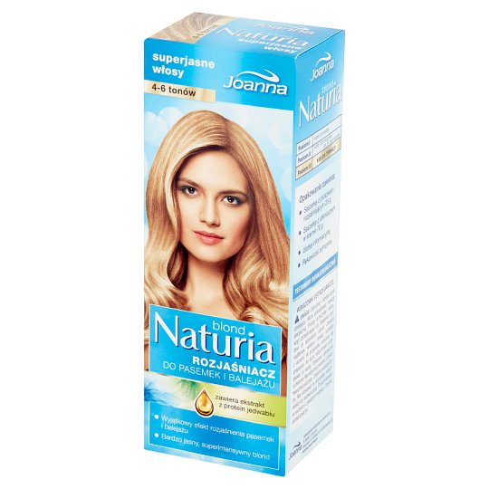 Joanna Naturia blond Rozjaśniacz do pasemek i balejażu 4-6 tonów