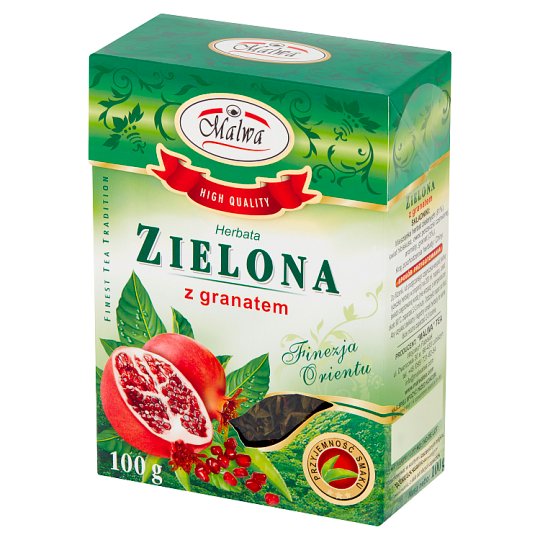 Malwa Herbata zielona z granatem 100 g