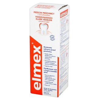 Elmex Przeciw Próchnicy Płyn do płukania jamy ustnej bez alkoholu 400 ml