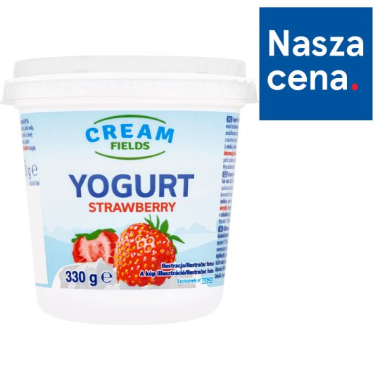 Cream Fields Jogurt truskawkowy 330 g