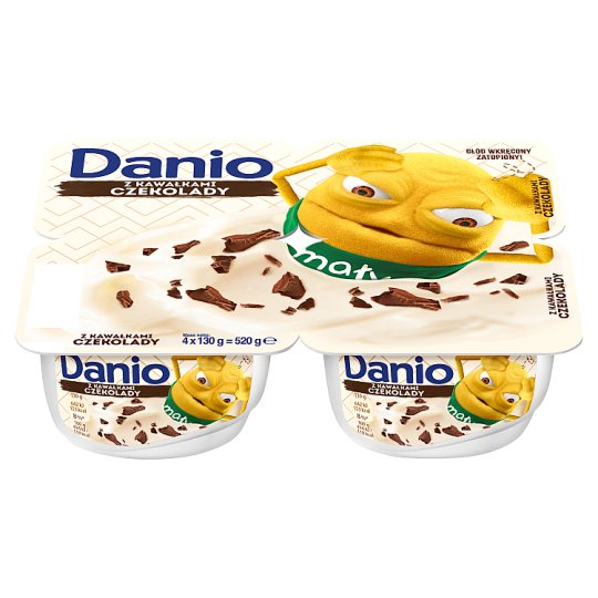 Danone Danio Extra Serek homogenizowany z czekoladą 520 g (4 x 130 g)