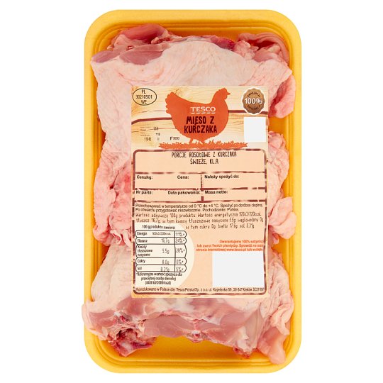 Tesco Porcje rosołowe z kurczaka