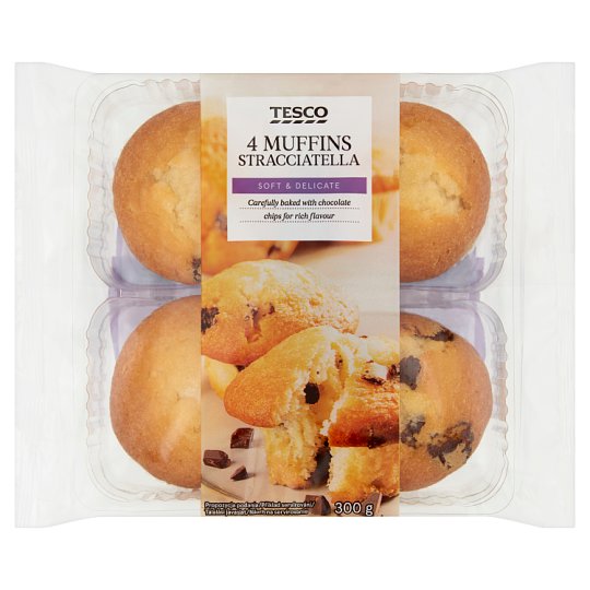 Tesco Muffiny stracciatella 300 g (4 sztuki)