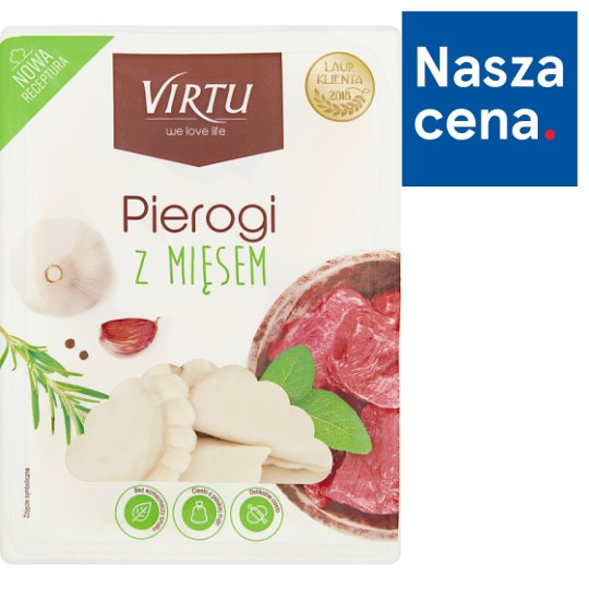 Virtu Pierogi z mięsem 400 g