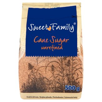 Sweet Family Cukier trzcinowy nierafinowany 500 g
