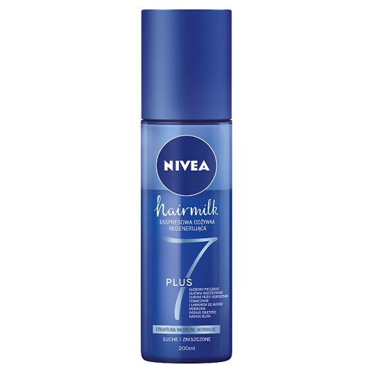 NIVEA Hairmilk Ekspresowa odżywka regenerująca do włosów o normalnej strukturze 200 ml