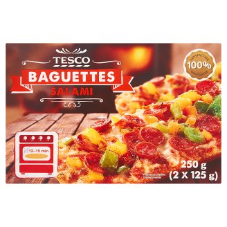 Tesco Bagietka pszenna 250 g (2 sztuki)