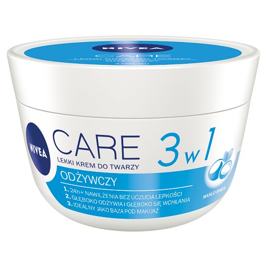 NIVEA Care Lekki krem do twarzy 3w1 odżywczy 100 ml