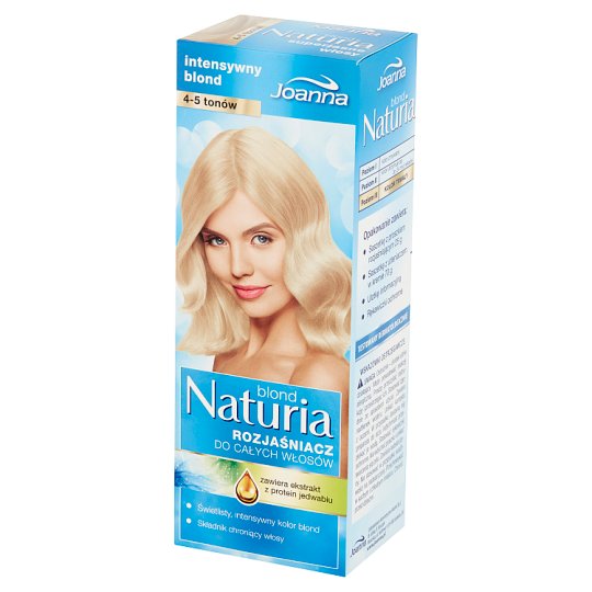 Joanna Naturia blond Rozjaśniacz do całych włosów 4-5 tonów