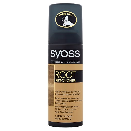 Syoss Root Retoucher Spray maskujący odrosty ciemny blond 120 ml